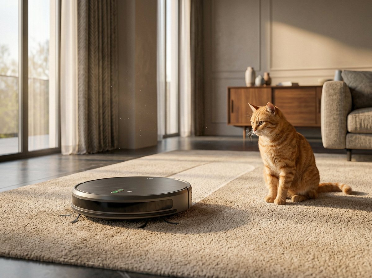Robot S20: Tappeti e peli di animali