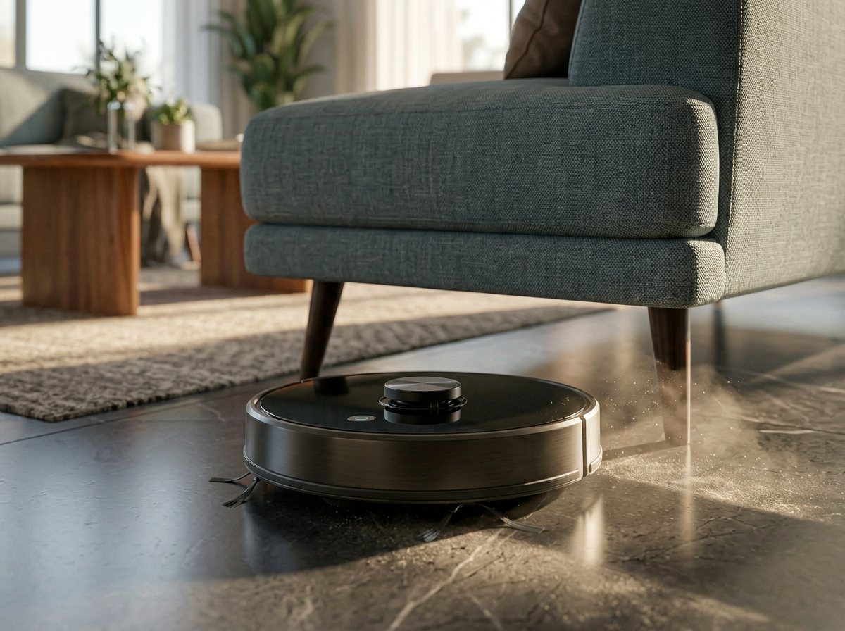 Robot S25: Sotto i mobili bassi