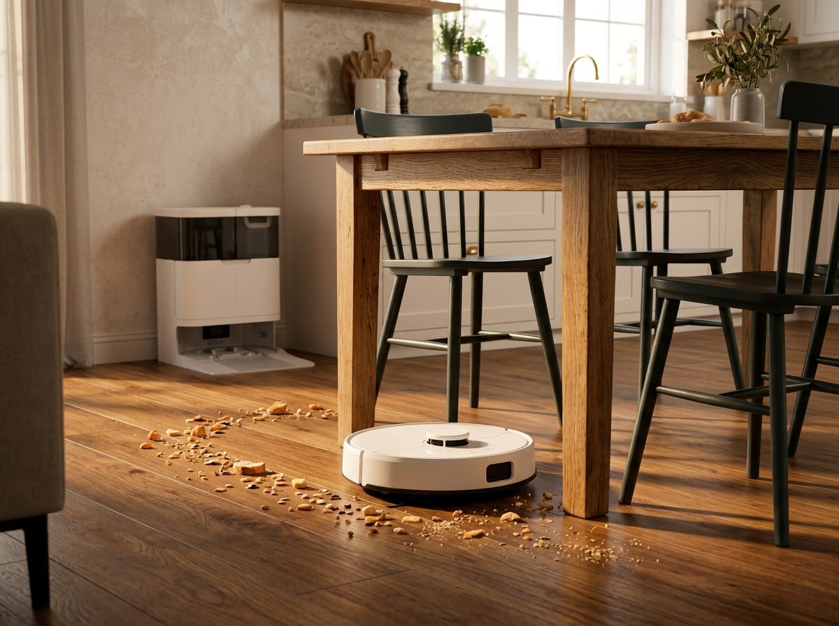 Robot X29 Pro: Sotto il tavolo, tra le sedie